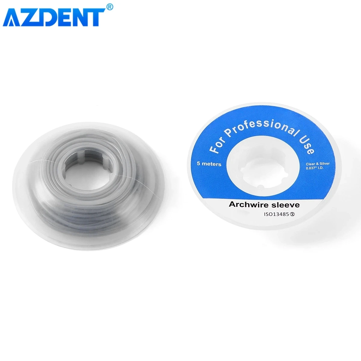 5m/Roll Dental Orthodontic Elastic Arch Wire Sleeve AZDENT Tubing Plastic Cannula I.D 0.037\