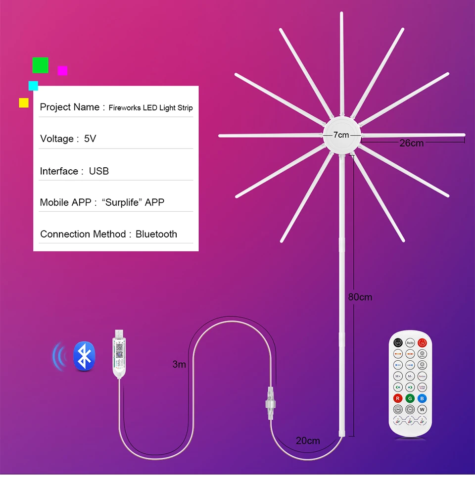 Christmas Decoration Light RGBIC LED String Light USB LED Garland Lamp Outdoor Garden Room Camping Wedding Decor Fairy Lights