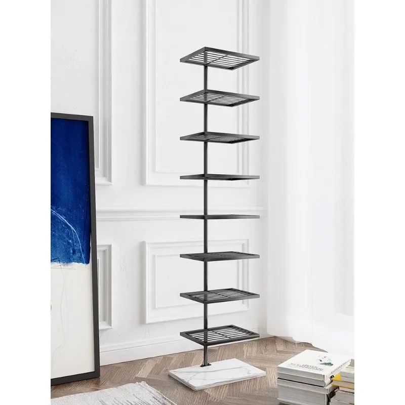 

-Nordic Invisible Bookshelf Landing Creative Personality Wall Leaning Bookshelf Suspended Small Living