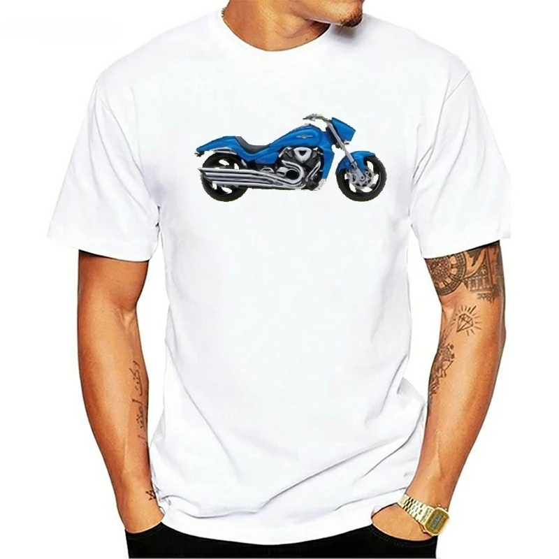 Brand Clothes Summer Cheap Crew Neck Men Top Tee  Japanese Motorcycle Boulevard M109R Fan T Shirt Design Template