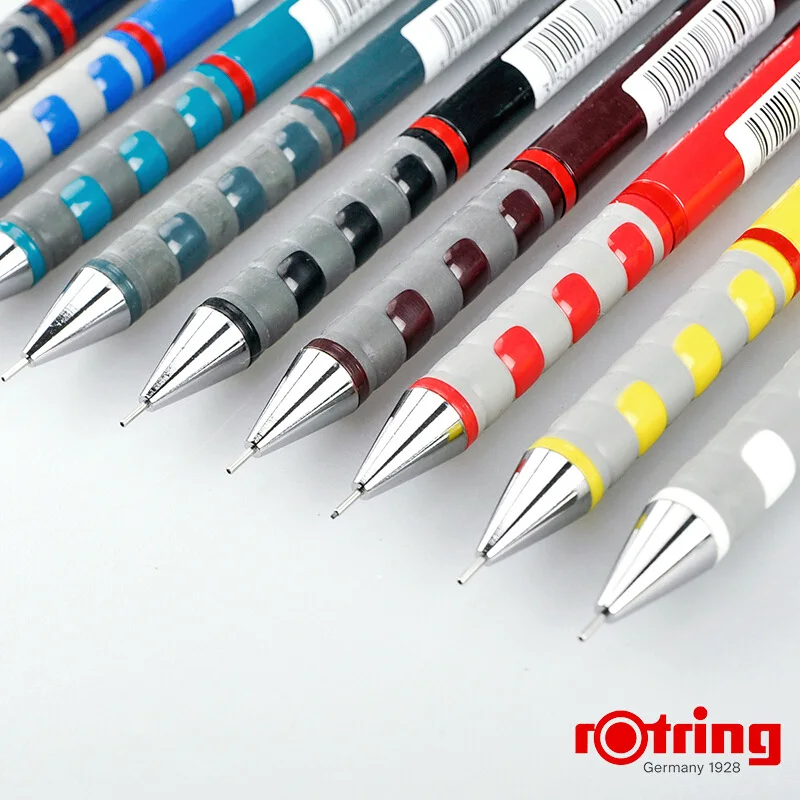 German Rotring Tikky Mechanical Pencils 0.3/0.5/0.7mm Automatic Press Pencil Student Writing Drawing Design Activity Pencil