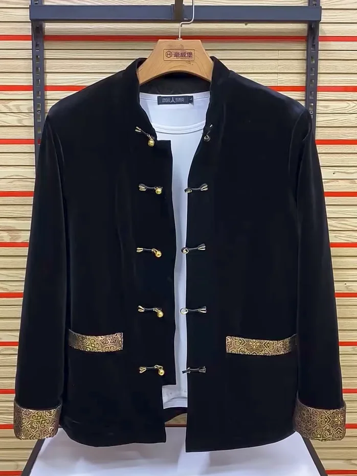 

Весенне-осенняя новинка: высококачественный повседневный мужской костюм-танк (куртка) – стильная и универсальная деловая одежда для молодых людей