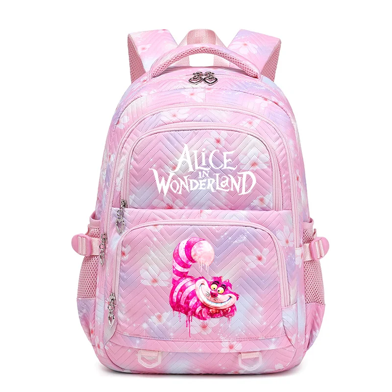 Alice in Wonderland Waterproof Women Backpack Female Travel Bag Backpacks Schoolbag for Teenage Girls Bookbag Mochila