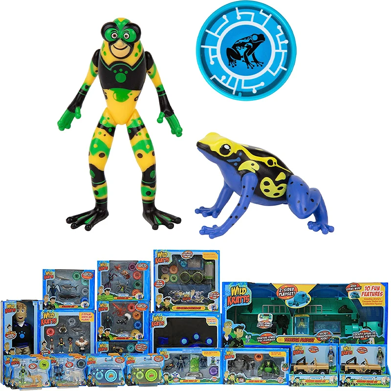 Original Wild Kratts Sets Brinquedo Anime Action Figure Animals Toys Creature Power Suit Collections Models Children Toys Gifts