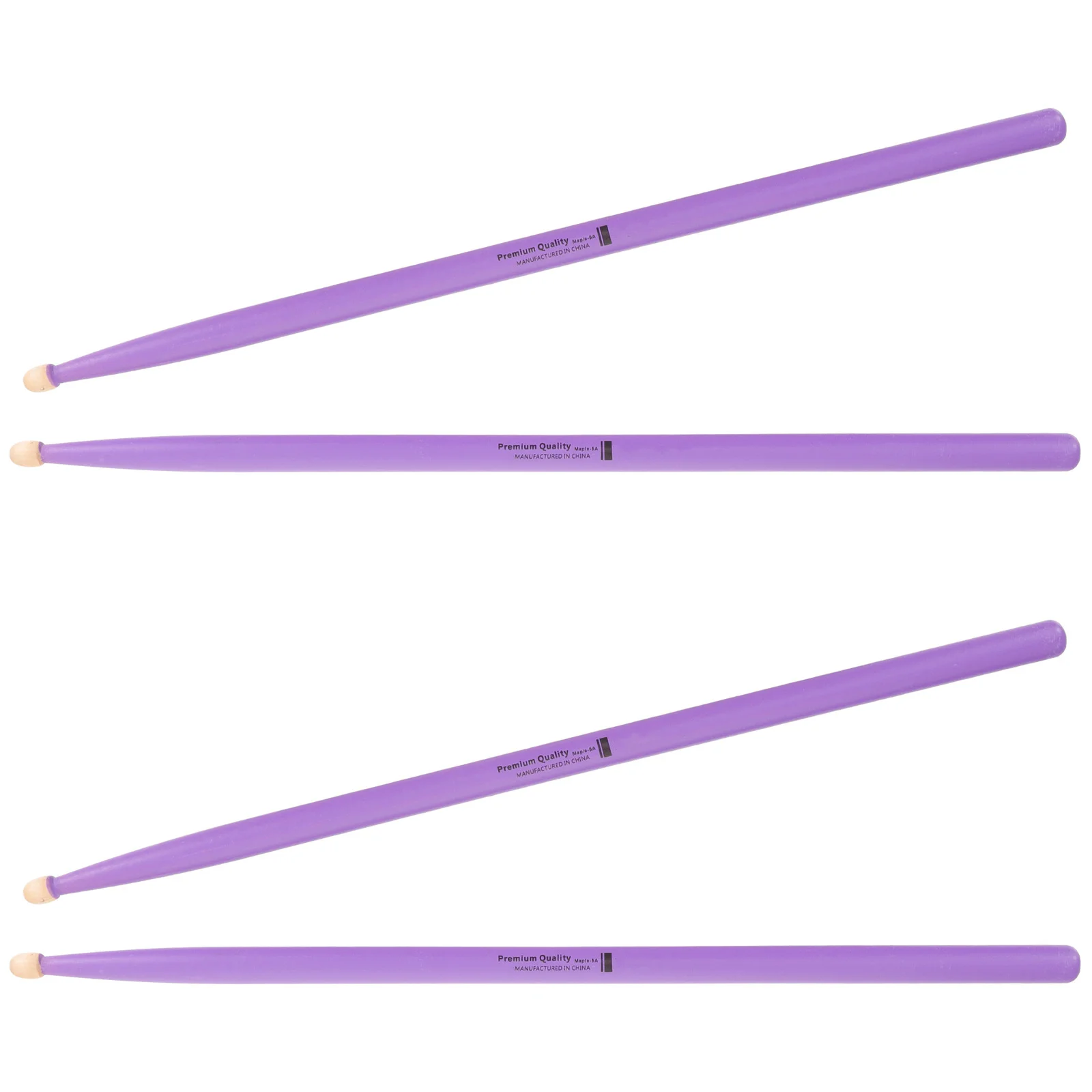 

2Pairs Highquality Maple Drum Sticks Smooth Surface Wide Application Suitable for All Styles Drum Stick Wood Drumsticks