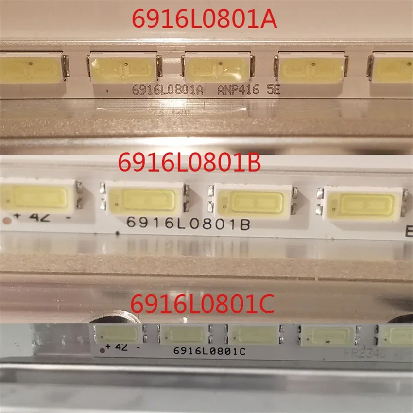Matriz de banda de led para tv, para finlux 32f7020-t, barras de led, faixa de luz de fundo, régua de linha 32 "v12 edge rev0.4 rev1.1 6922l-0011a