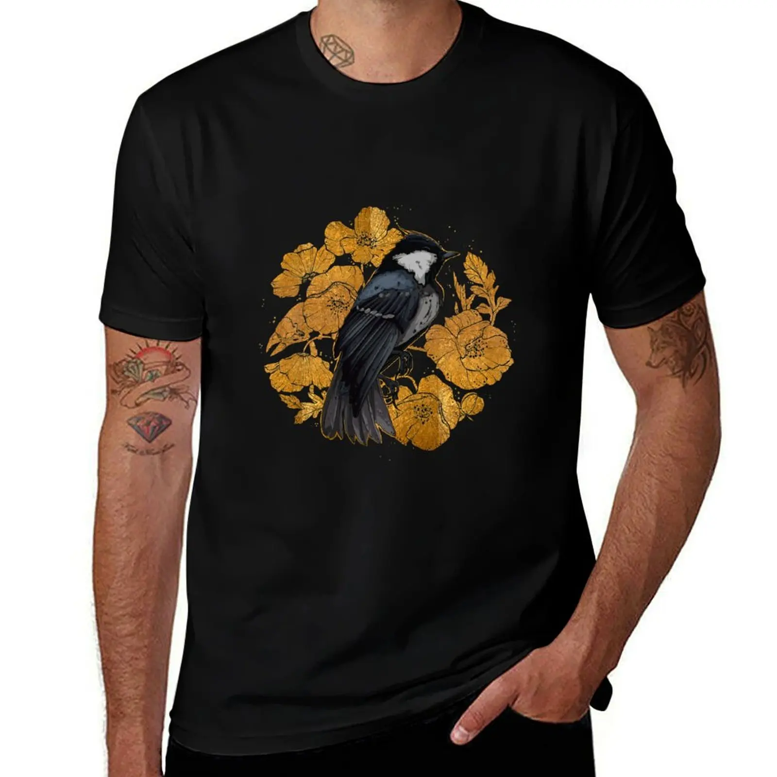 

Paridae T-Shirt t shirts for man graphic funny man t shirt cotton T-Shirt