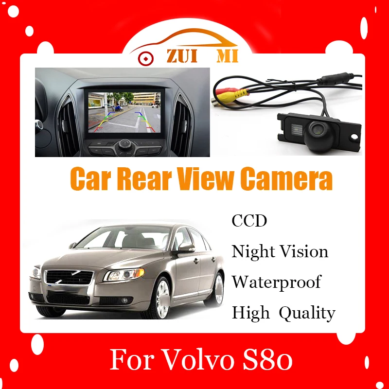 Car Reverse Rear View Camera For Volvo S80 1999~2006 Waterproof CCD Full HD Night Vision Backup Parking Camera High Quality