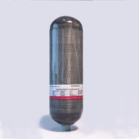 ALSAFE 4500Psi 300Bar 30Mpa 6.8L Carbon Fiber Cylinder Diving Tank High Pressure Tank HPA Air Bottle M18*1.5