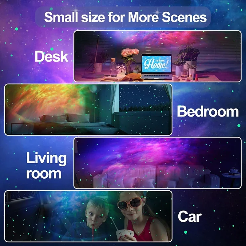 Astronaut Galaxy Projector Star Projectors Night Light Space Buddy With Nebula and Remote Control for Bedroom Best Gifts