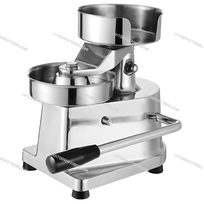 Máquina Manual para Hacer Hamburguesas, Máquina Comercial para Hamburguesas, Prensa para Hamburguesas de Acero Inoxidable, Prensa para Hamburguesas para Restaurantes de Comida Rápida
