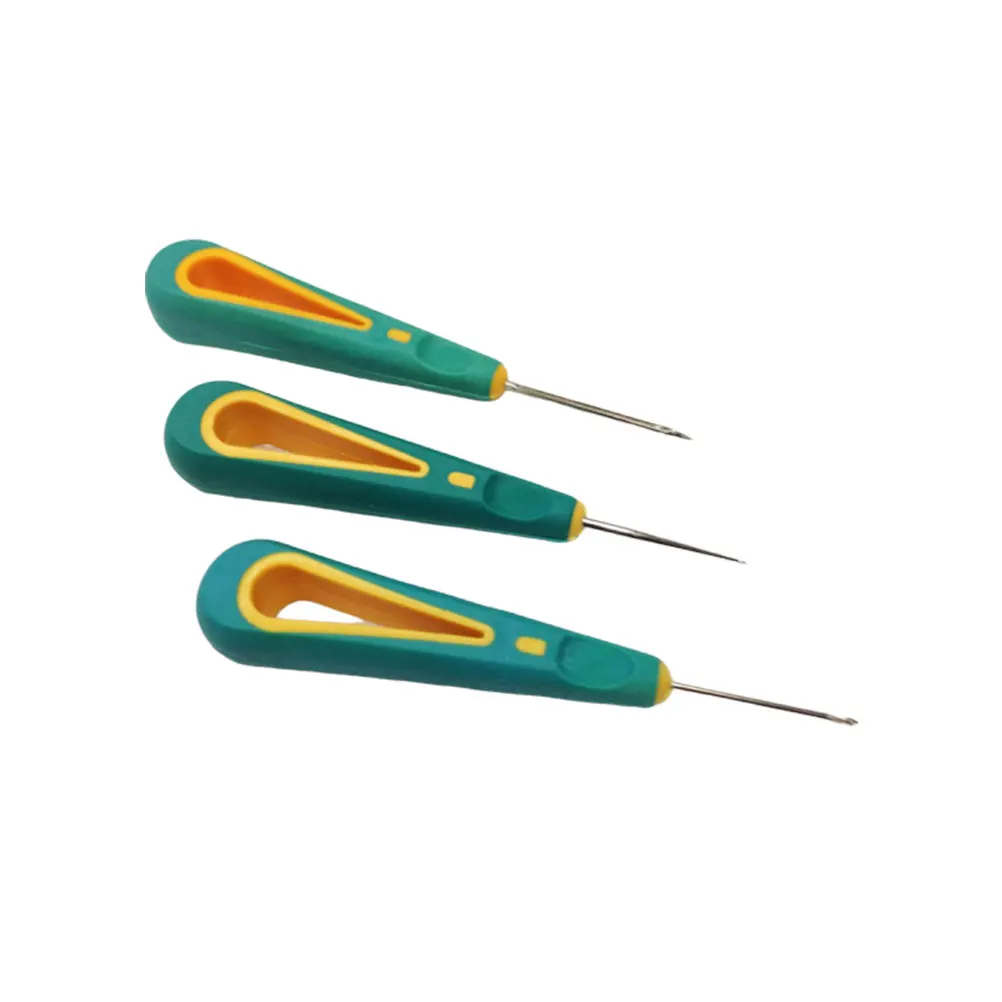 3 Pcs Awl Set Shoe Repair Craft Tool Kits Sewing Craft Tool Kits Sewing Accessories DIY Projects Handmade Patch