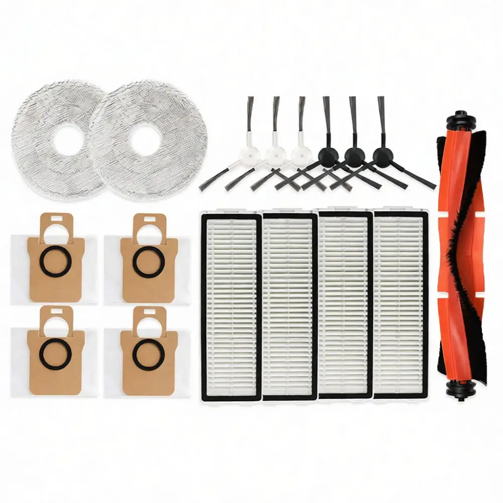 Premium Parts For X20 Pro X20 Max Vacuum Cleaner Filter Dust Bag Rolling Brush Mop Cloth Side Brush Maintenance Kit