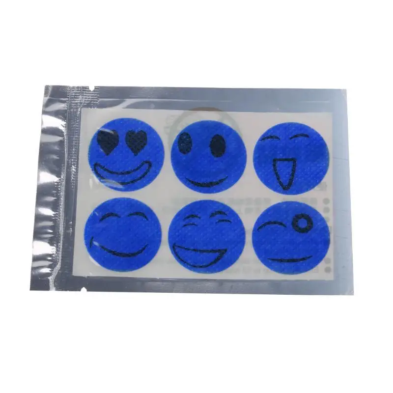 Smiley Face Anti Mosquito Mozzie Insect Bug Bugs Repellent Stickers Patch image 4