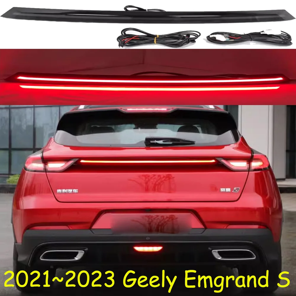 Car bupmer tail light for Geely Emgrand S taillight 2021~2023y car accessories DRL fog Geely Emgrand S rear light