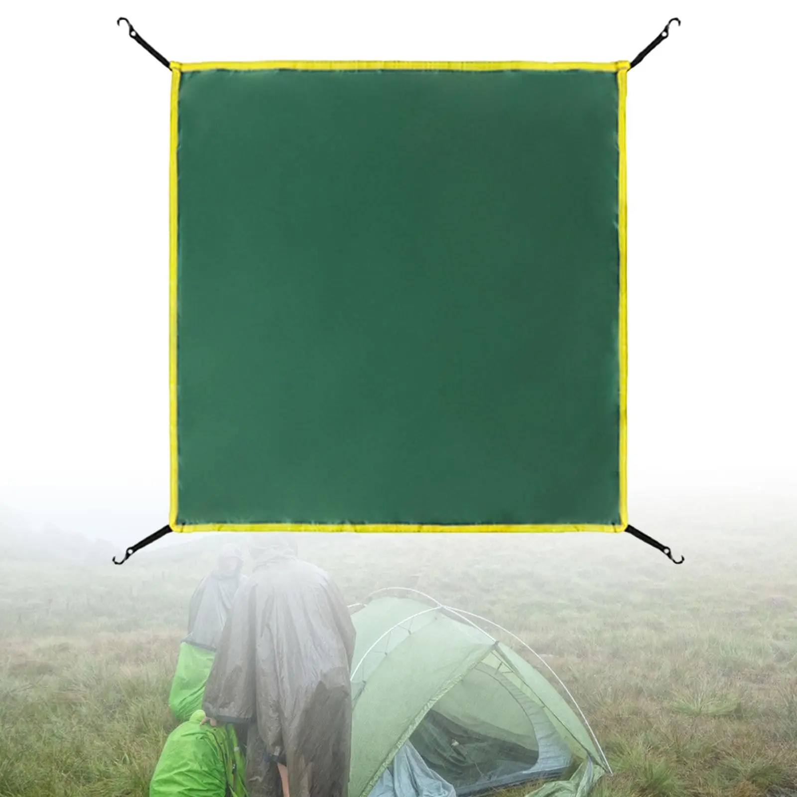 Rainfly Accessory Top Cloth Portable Tarp Tent Rainproof Top Cover for Outdoor