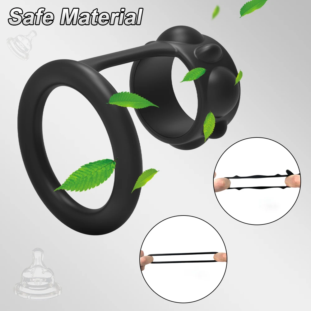 Silicone Sexy Toy Cockring Sleeve for Penis Ring Time Delay Ejaculation Male Chastity Couple Cock Rings adults Erotic products