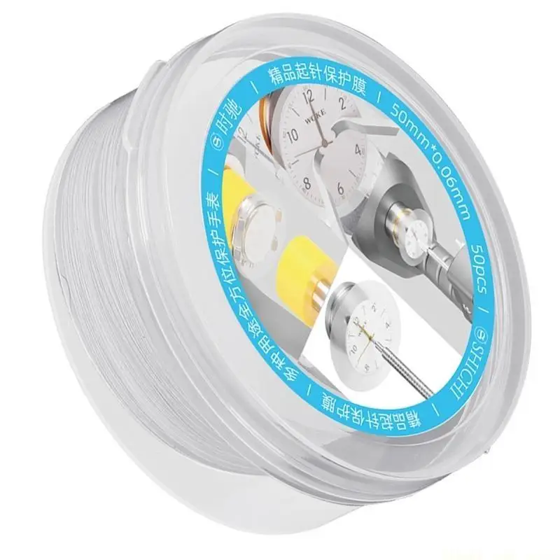 A2BE 50Pcs Watch Dials Case Protections Mat For Safe Hand Removal &Modification
