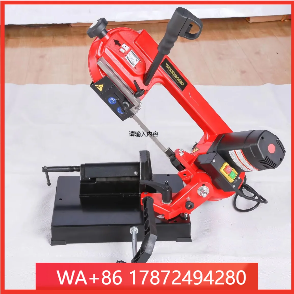 In Stock Horizontal Por Band Saw Metal Band Saw hinery 45 Degree Rotary Angle Metal Cutting Band Saw hine