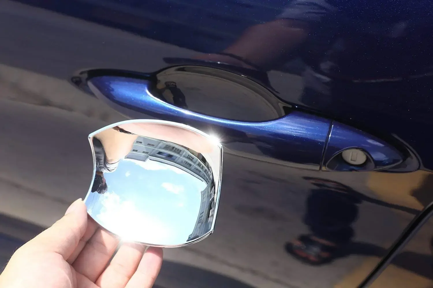 

Door Cup Protector For Alfa Romeo Giulia 2017 2018 2019, ABS Car Exterior Handle Paint Anti-Scratch Guards Protective Film Kits