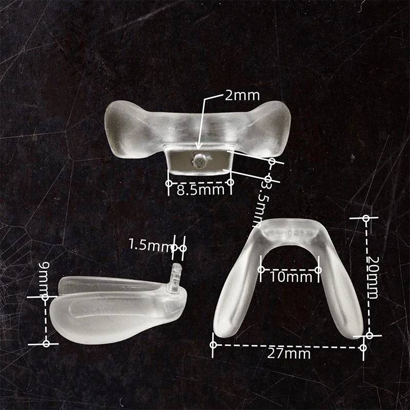 1 Stuks Anti Slip Brillen Plug-In Beugel Lenzenvloeistof Neus Pads Brug Strap Grip Haak U-vormige Neus Pads