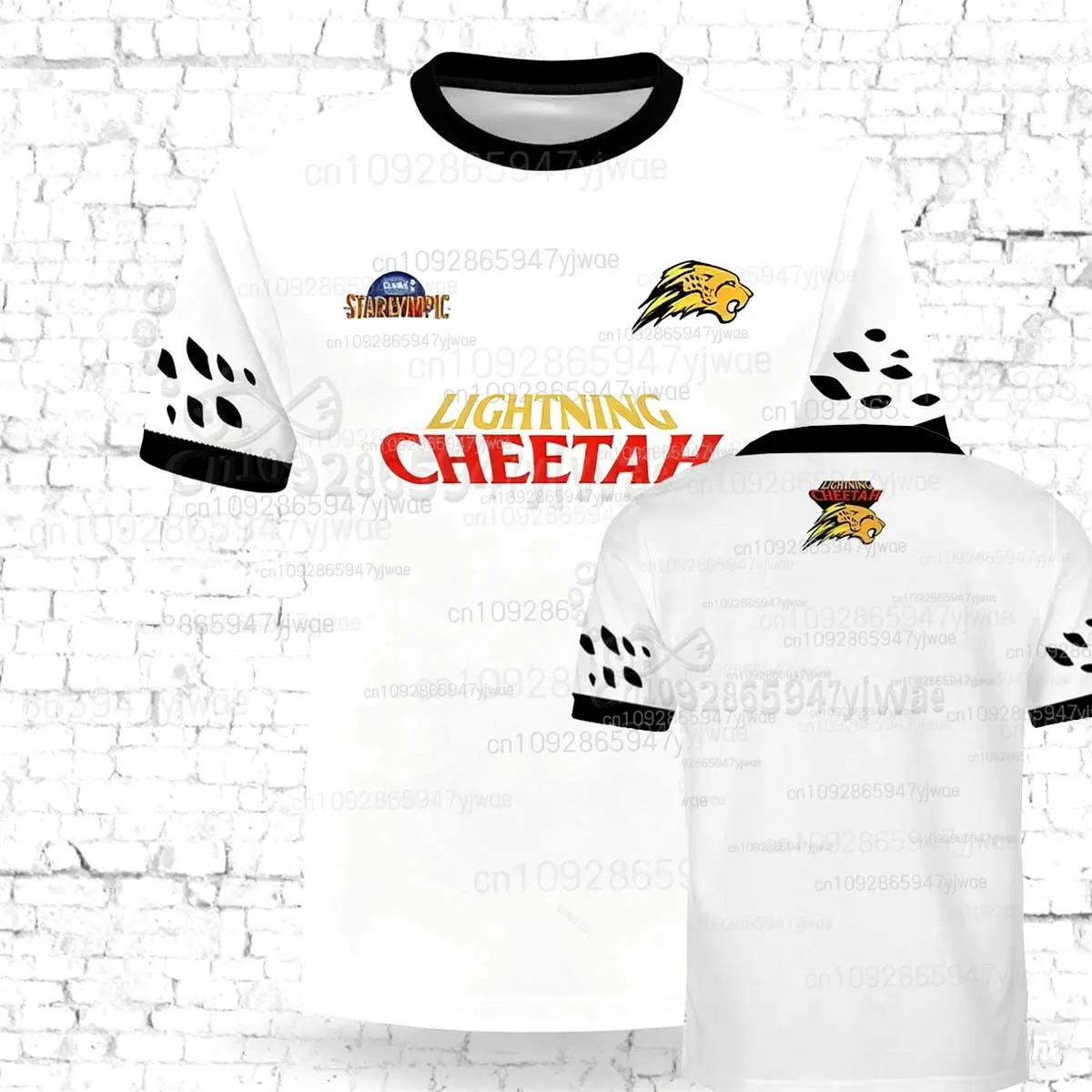 

Освещение CHEETAH Таиланд Gmm ТВ спортивные трикотажные изделия для встреч с животным принтом повседневная быстросохнущая футболка летние мужские уличные футболки