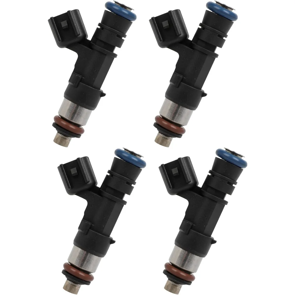 4 Stück Kraftstoffeinspritzdüsen Kompatibel für 2012-2019 Ford Fiesta Einspritzdüse FJ1139 BE8Z9F593A BE8Z9F593B AE8E9F593AA FJ1133