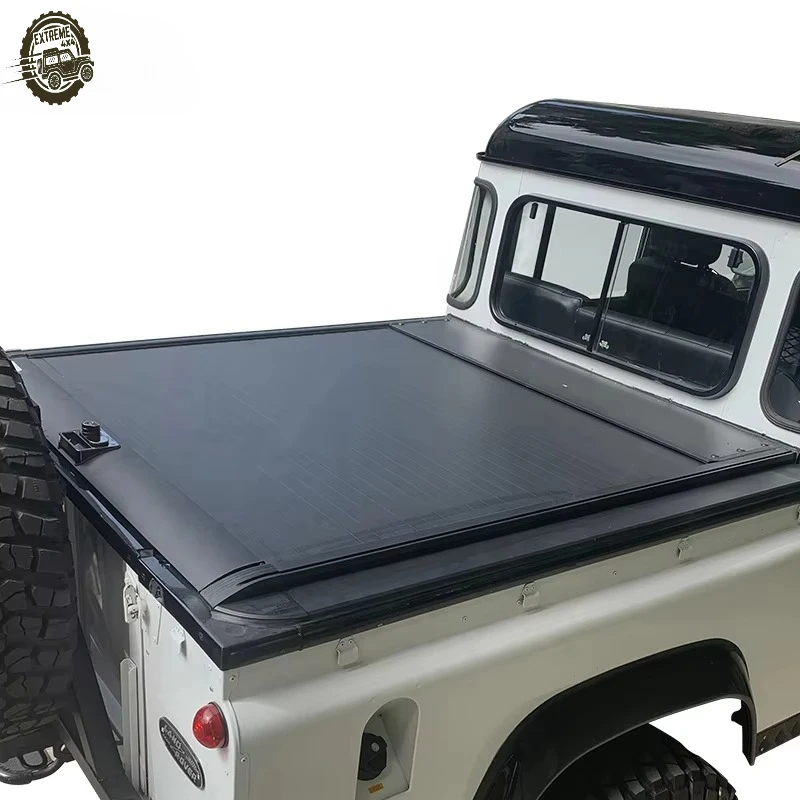 

EXTREME4x4 Pickup Roller Shutter Cover Hard Aluminum Alloy Hard Retractable Tonneau Covers for Toyota Land Cruiser 79/Land Rover