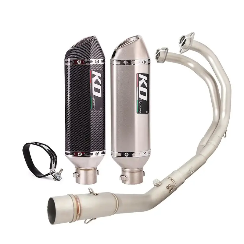 Full Exhaust System For Yamaha R3 R25 YZF-R3 MT-03 MT25 2016-2023 Motorcycle Header Link Pipe Slip On 51mm Muffler DB Killer