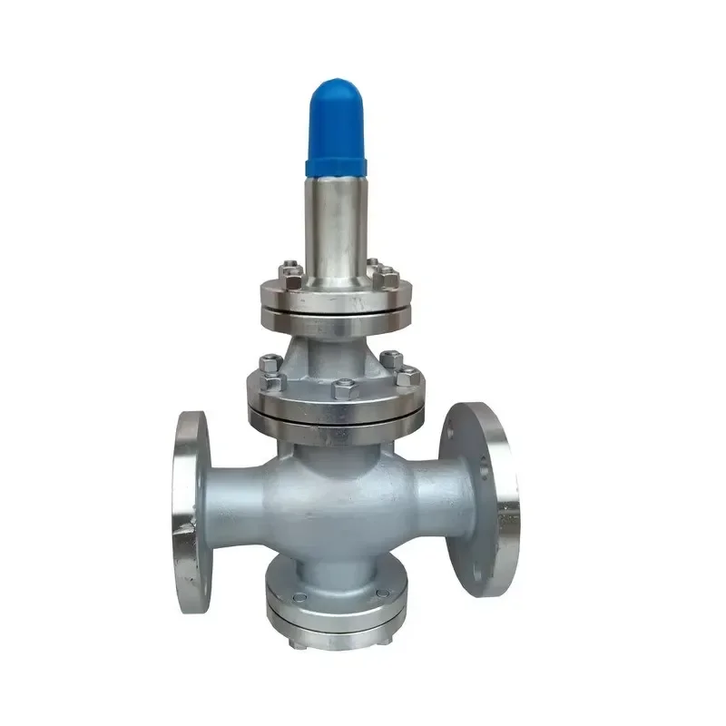 TKFM 304 Stainless Steel Manual Pressure Reducing Valve High Temp Steam Regulator for Boiler Adjustable Flow Control Device