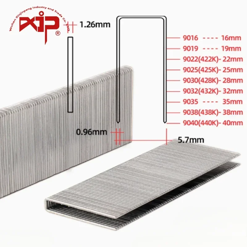 Staples 18 Gauge Medium Wire Sofa Pin Galvanized Carbon Steel  U Type Staple Pins 438K/9040 Tack Woodworking U-Type 440K Nails