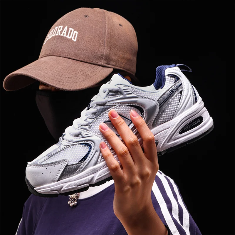 Klassische Mesh-Retro-Papa-Schuhe, modische und vielseitige Outdoor-Sport- und Freizeitschuhe für Männer und Frauen