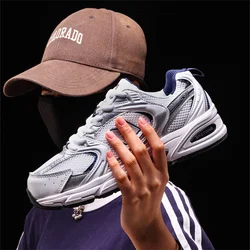 Klassische Mesh-Retro-Papa-Schuhe, modische und vielseitige Outdoor-Sport- und Freizeitschuhe für Männer und Frauen