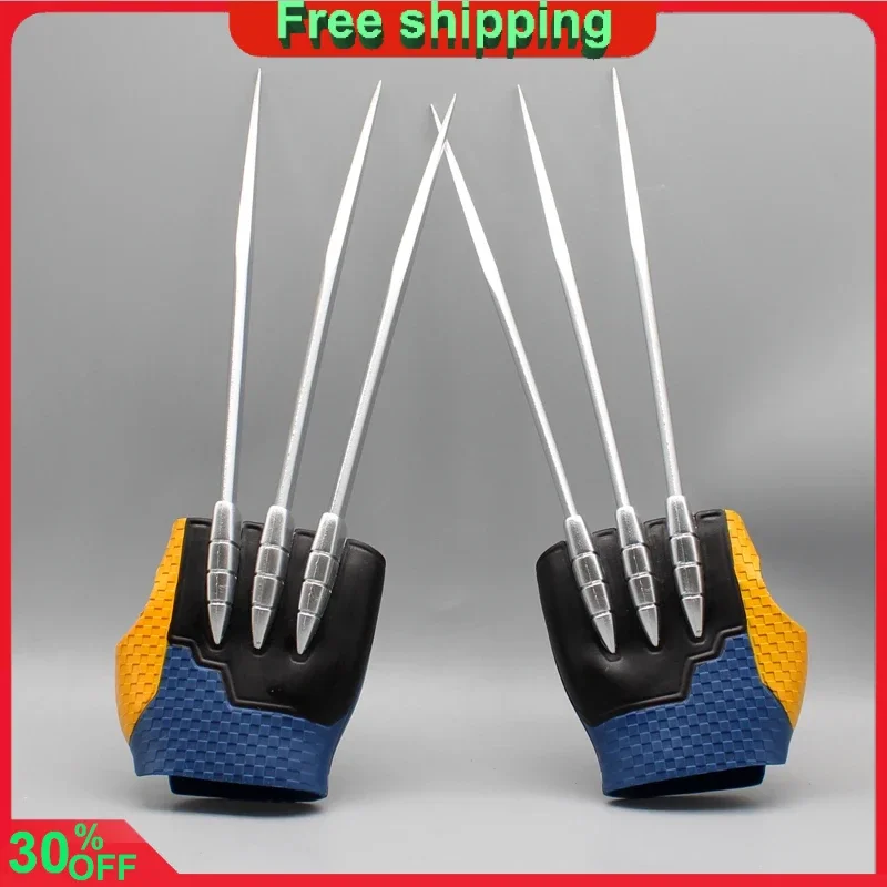 New 33cm Anime X-MEN Wolverine Claw Superhero Prop Action Model Safety Elite Accessories Hallowee Dressed Festival Gift Toy Kid