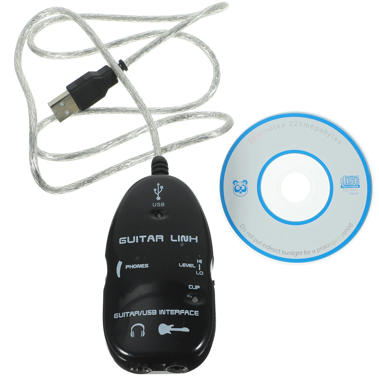 

USB Cable to PC/ Audio Recording Adapter (Black)