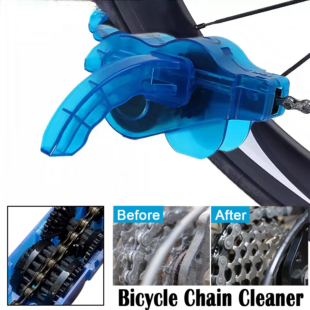 

Pro-Grade Chain Degreaser Tools Hands-Free Bicycle Chain Cleaner Motorcycle Chain Maintenance Kit Multi-Position Deep Flush