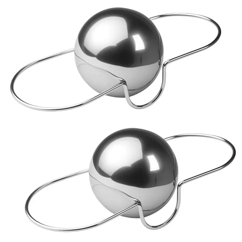 MAKE-2-Pack Espresso-Kühlkugeln, Edelstahl-Kühlkugeln für Eiskaffee, perfekt für Espresso und Eiskaffee