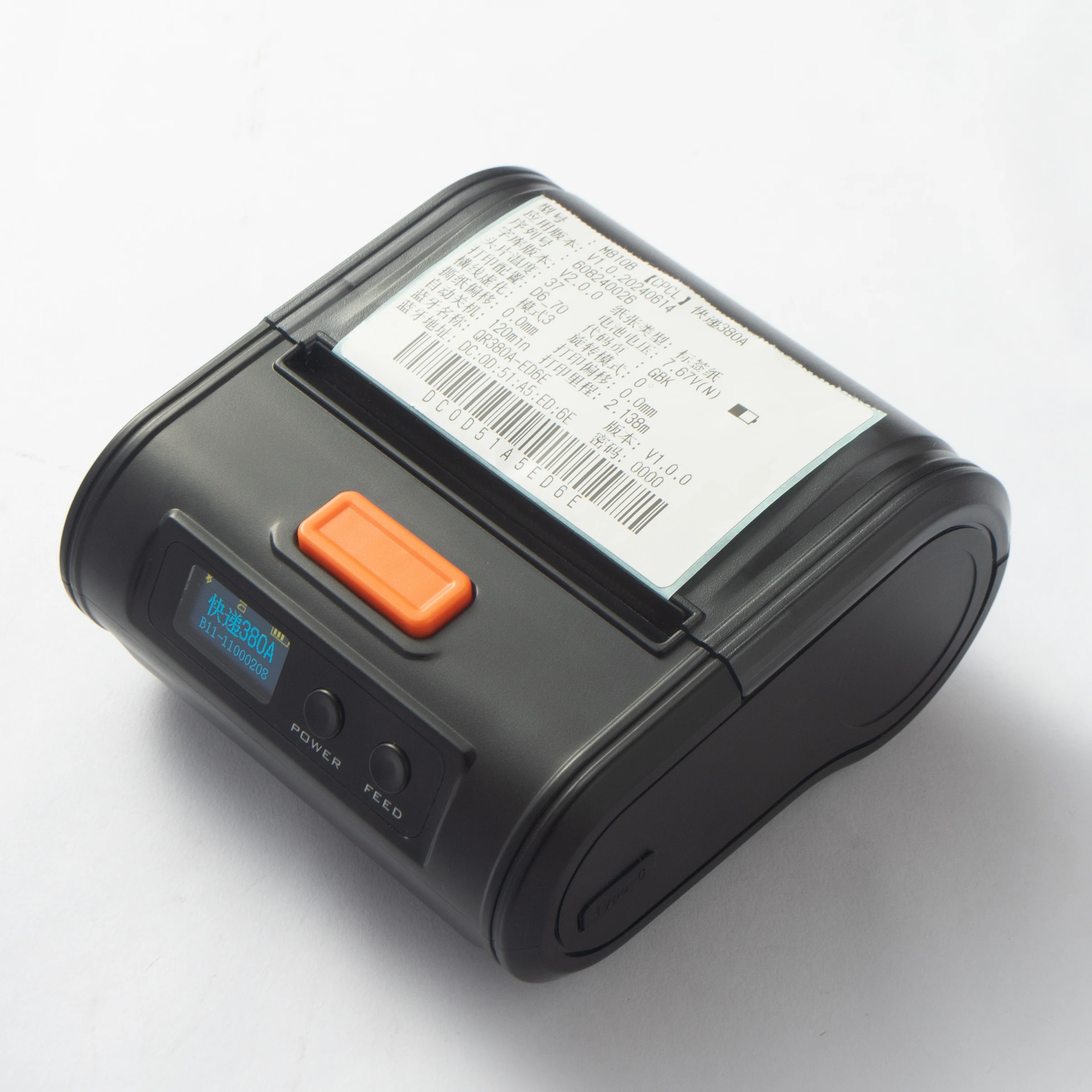 

HandHeld 80mm 3 Inch Blue Tooth Label Mobile Portable Android Ios Thermal Printer Wireless Label Maker M810-B for Small Business