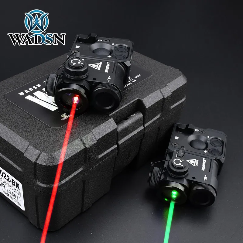 Imagem -03 - Wadsn-ir Strobe Laser Ajuste Zero Metal Perst4 Vermelho Verde Azul Rail 20 mm Hunting Weapon Scout Laser Airsoft Acessórios