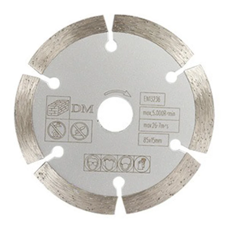 5Pcs 85x10/15mm 원형 톱 블레이드 목재 금속 플라스틱 석재 목공 도구 액세서리를 절단하기위한 미니 목공 톱 블레이드