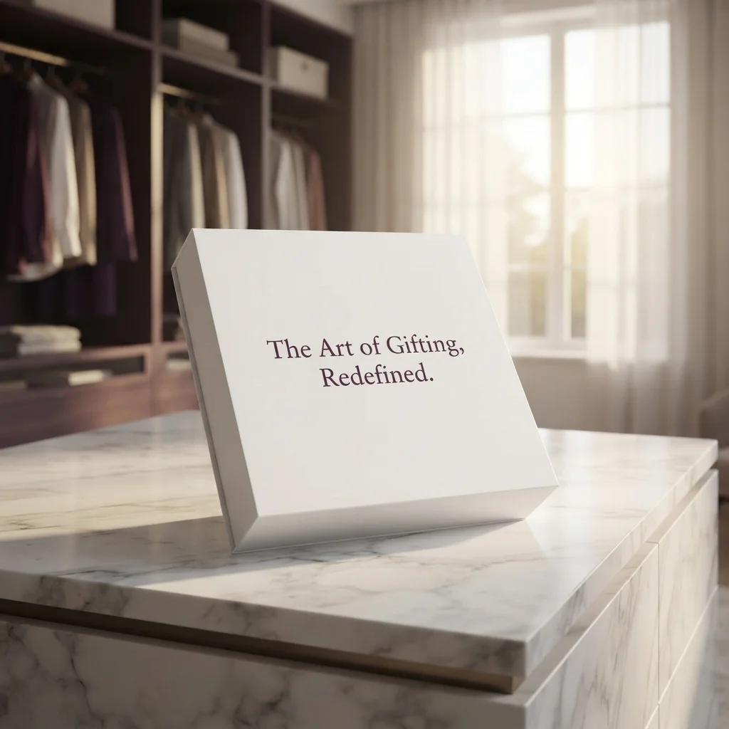 Exclusive packaging box for scarves, with customizable pattern logo. A must-have for gift-giving.