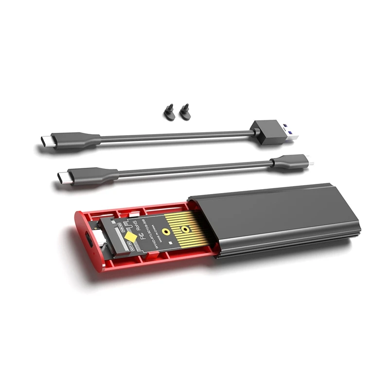 

3x M2 SSD NVME корпус M.2 на USB 3,1 SSD Коробка Чехол для M.2 Pcie Nvme M Key 2230/2242/2260/2280 инструмент Бесплатный адаптер, черный