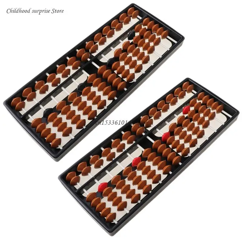 Plastic Abacus Soroban 13 Digits Kids Calculating Tool Dropship