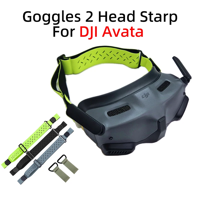 For DJI Avata Drone Goggles 2 Headband DJI FPV Drone V2 Flight Glasses Head Strap Head Wear Adjustable Fixing Belt Accessories