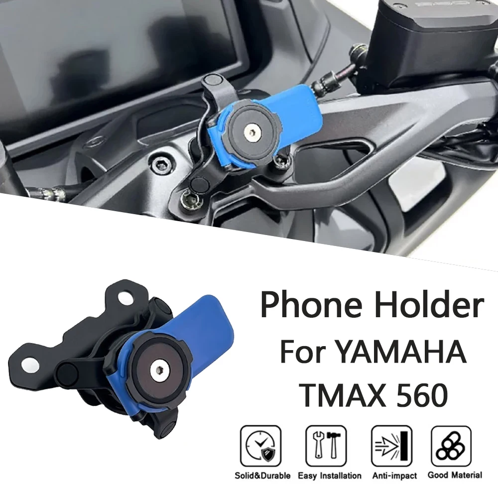 MTKRACING PHONE HOLDER For YAMAHA TMAX 560 2022-2024 Motorcycle Mobile Phone Holder Stand Gps Navigator Bracket Parts