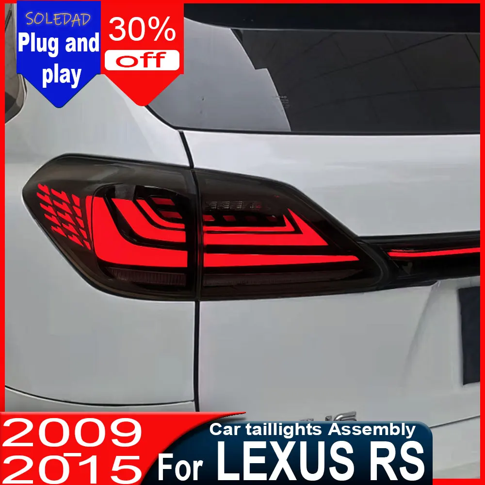 For 2009-2015 Lexus RX270 RX350 RX450 RX330 Rear DRL LED Brake Car Taillight Auto Daytime running light Accessory