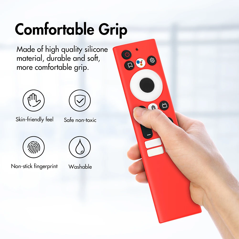 سيليكون التلفزيون غطاء تحكم عن بعد ل Skyworth TC9012 55Q20 البعيد الغطاء الواقي المضادة للانزلاق التلفزيون حافظة لجهاز التحكم عن بعد كم