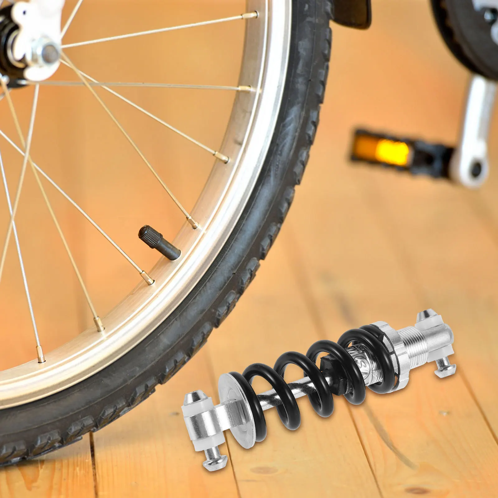 

Bike Rear Shock Absorber Spring Suspension Bumper for Mountain Folding Bicycle Mini Bike Rear Shock Absorber Downrigger Weights