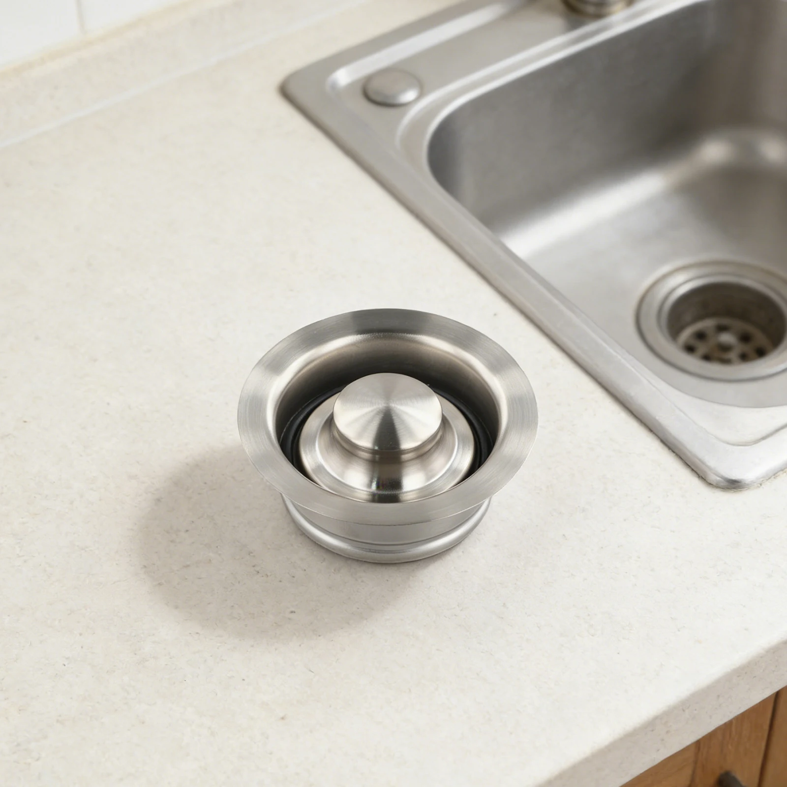 Easy Installation Sink Flange Garbage Disposal Flange Easy Installation Design Effective Food Debris Seal Home Improvement