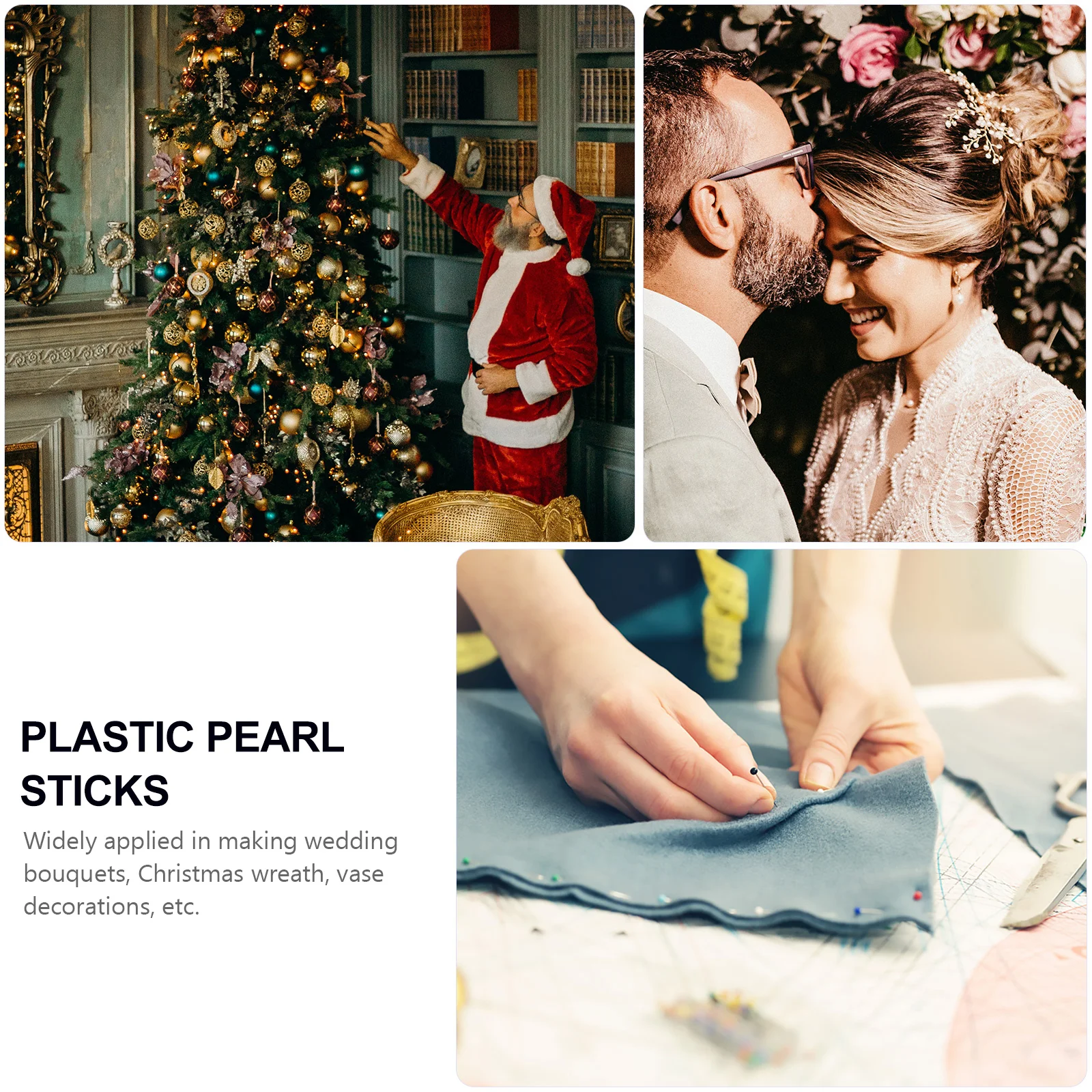 

100 шт. пластиковые жемчужные палочки, аксессуары для букетов из бисера, украшения для свадебной вечеринки, принадлежности для букета, пластиковые жемчужные палочки